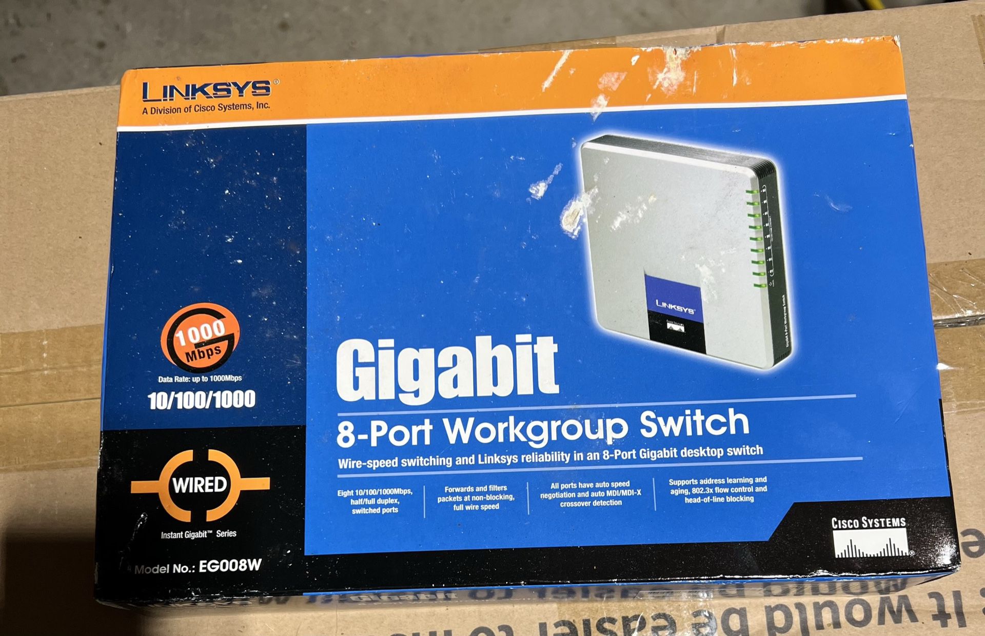 Linksys (Cisco) 8-port Workgroup Switch