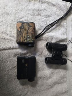 Free laser range finder and binoculars