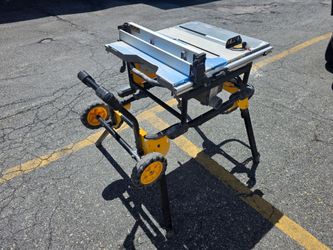 DEWALT 10INCH TABLE SAW WITH STAND $250 FIRM