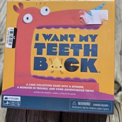 I Want My Teeth Back Board Game, Ages 4+