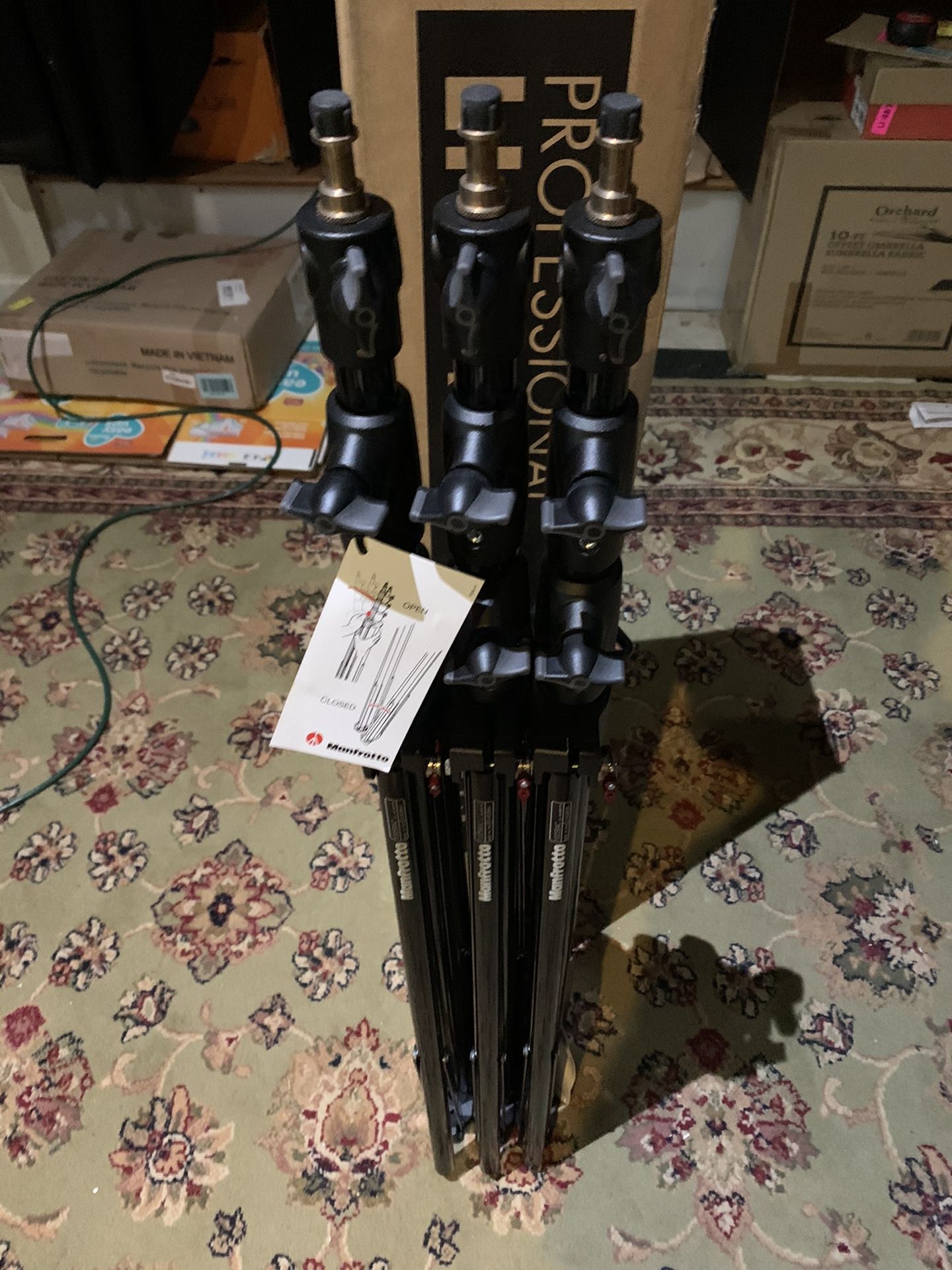 Manfroto 3 Pack Stands