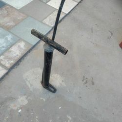 Old Steel Military Hand Air Pump