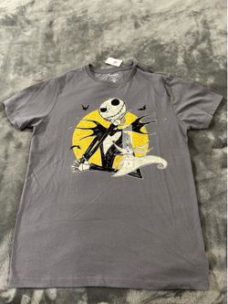 Gray Jack Skellington Graphic Tee - Old Navy - NEW with tags