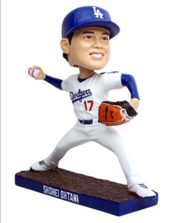 Los Angeles Bobblehead Othain Pitching