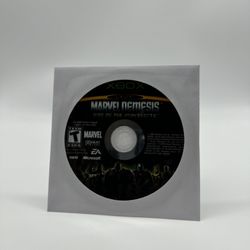 Marvel Nemesis: Rise of the Imperfects (Microsoft Xbox, 2005) Disc Only Tested
