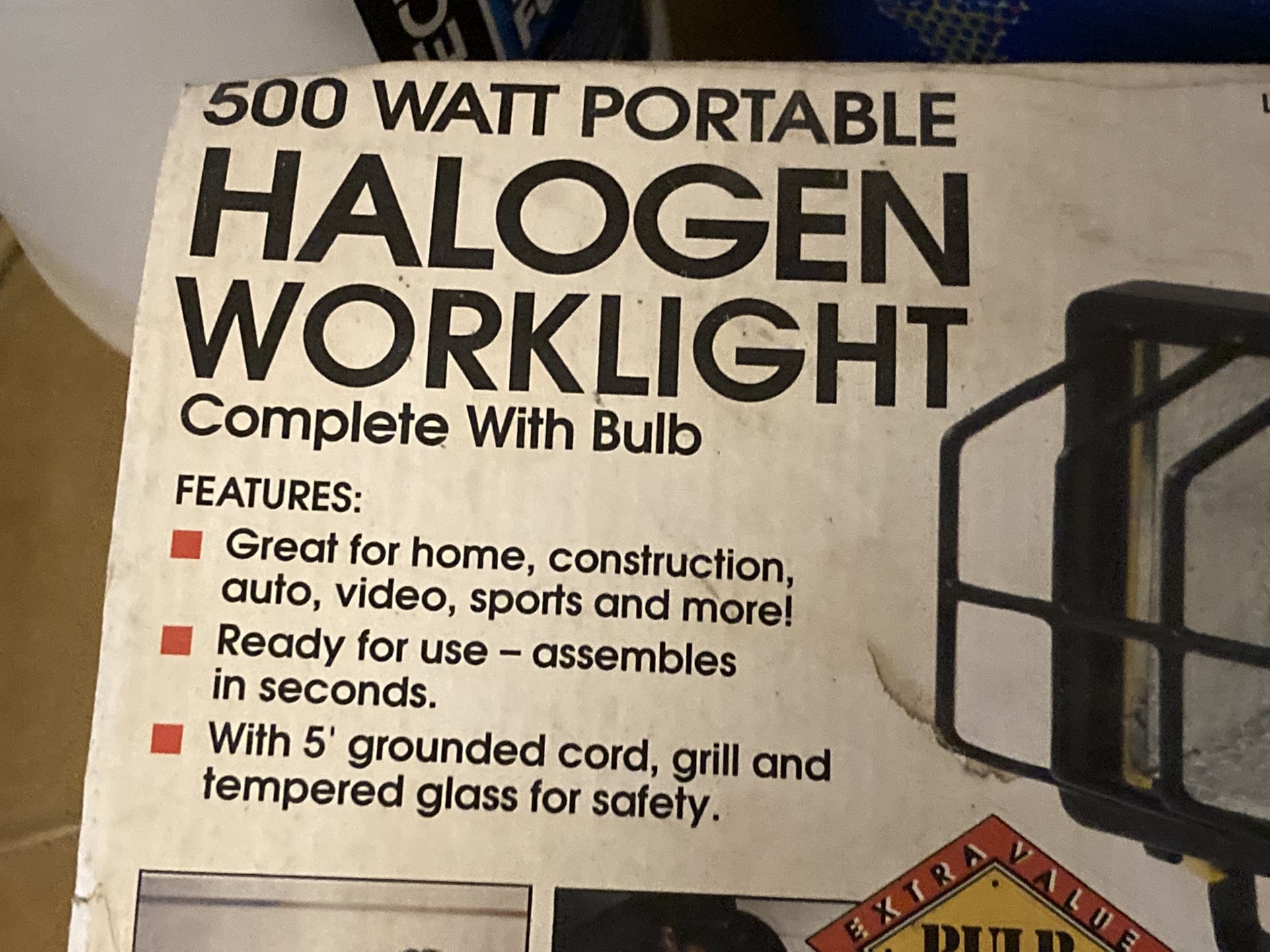 Halogen Work Light