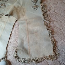 Vintage Pair Of Western Leather Chaps