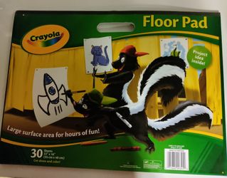 CRAYOLA FLOOR DRAWING/COLORING  PAD