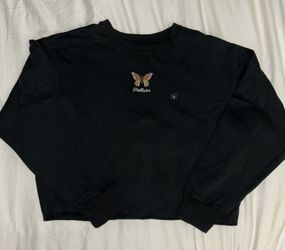 Crop Boyfriend Crewneck Sweatshirt