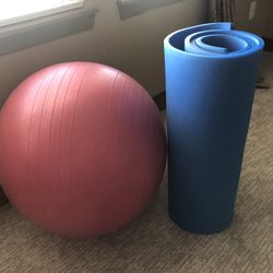 Exercise Ball And Mat
