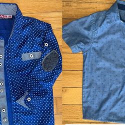 Bundle 3 Boys Toddler Dress Shirt 24M - Carter's, DKNY, Yars