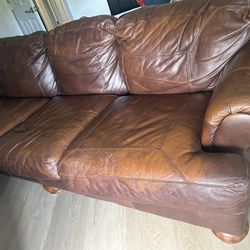 Genuine Leather Couch
