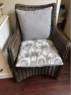 Sturdy all weather wicker chair
