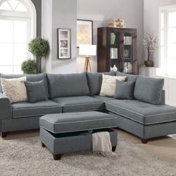 3 Pc Sectional Sofá 🎉 New Years Sale🎉