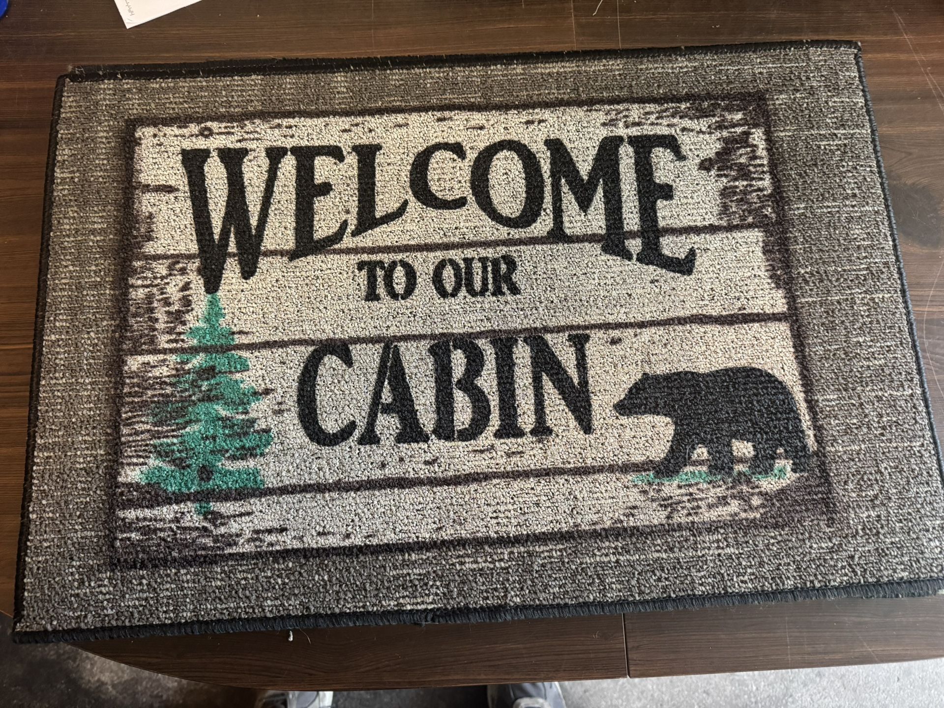 Cabin Welcome Door Mat