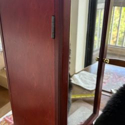 Awesome Solid Wooden Jewelry Armoire 