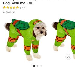 Ninja Turtles Dog Costumes