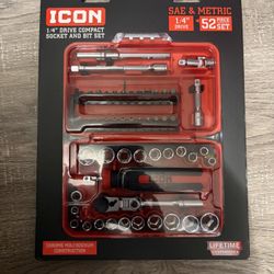 Icon 52pc Socket/Bit Set 