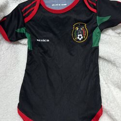 Baby Mexico soccer Onsie