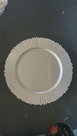 Silver Charger plate 150 available , dusty rose runner table 20 available