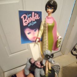 1994 Barbie With Love Poodle Parade Figurine
