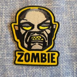 Zombie Embroidered Iron-On Patch