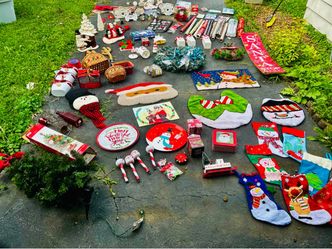 HUGE Christmas Decor Lot