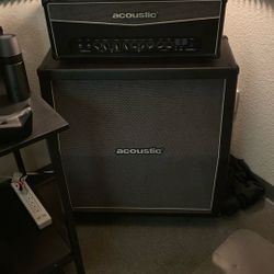 Acoustic G130H DSP Guitar Head With G412 A Speaker Enclosure.