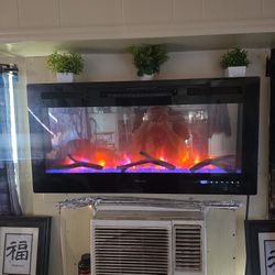 Electric Color Changing Fireplace With Remote