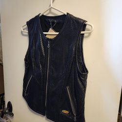 New Harley Davidson Woman's Leather Vest