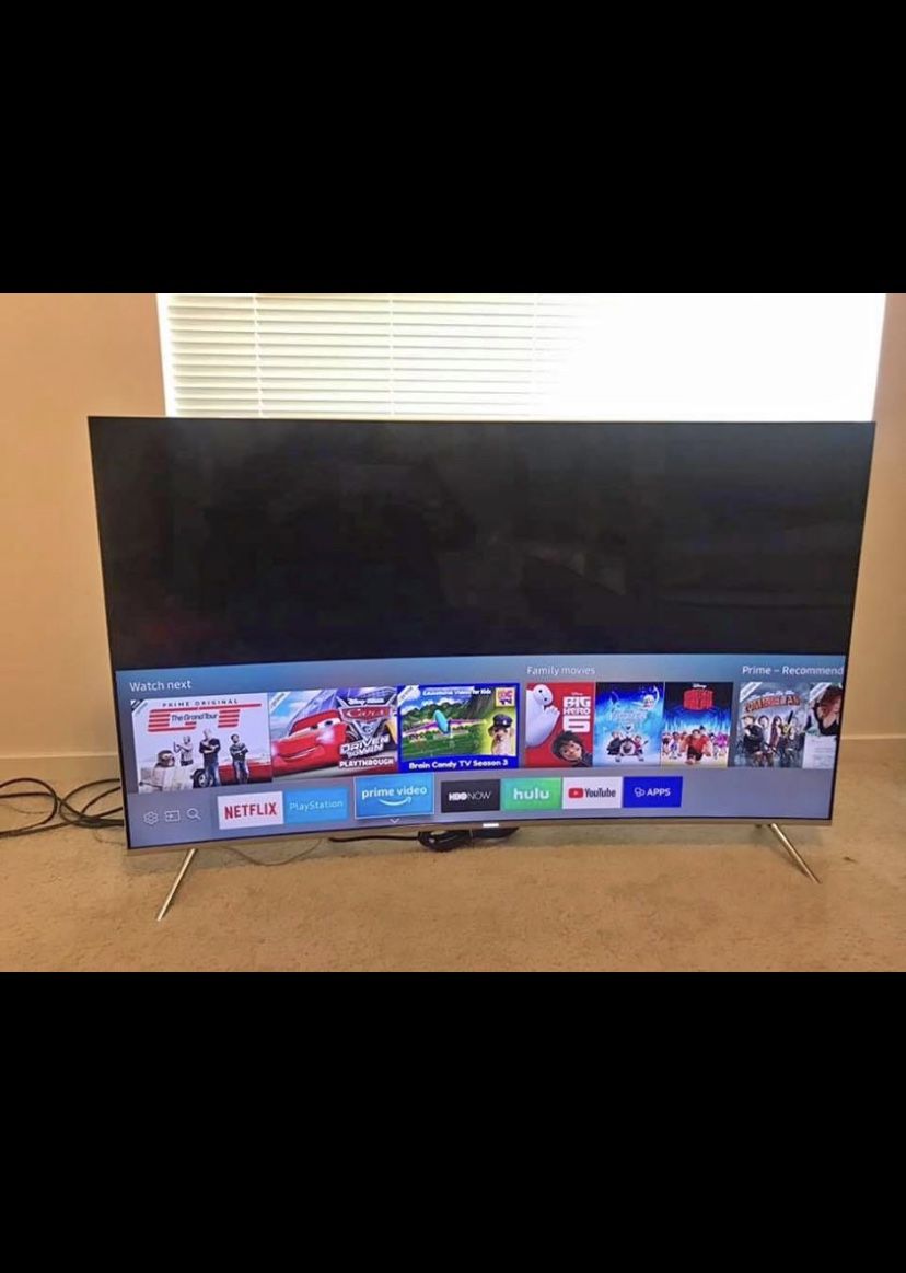 $850 or best offer 55” Samsung SUHD HDR 4K tv curved.