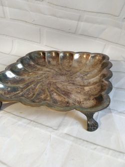 1884 trademark f.b. framing silver plated 8" by 8" tray plate
