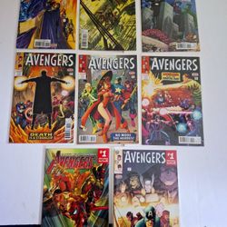Avengers Vol. 6 (Lot of 8)(2017) #1-3, #1.1, #2.1, #3.1, #4.1, #5.1 Marvel Comics