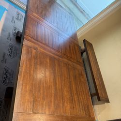 Solid Wood Dining table With Bench And 6 Chairs