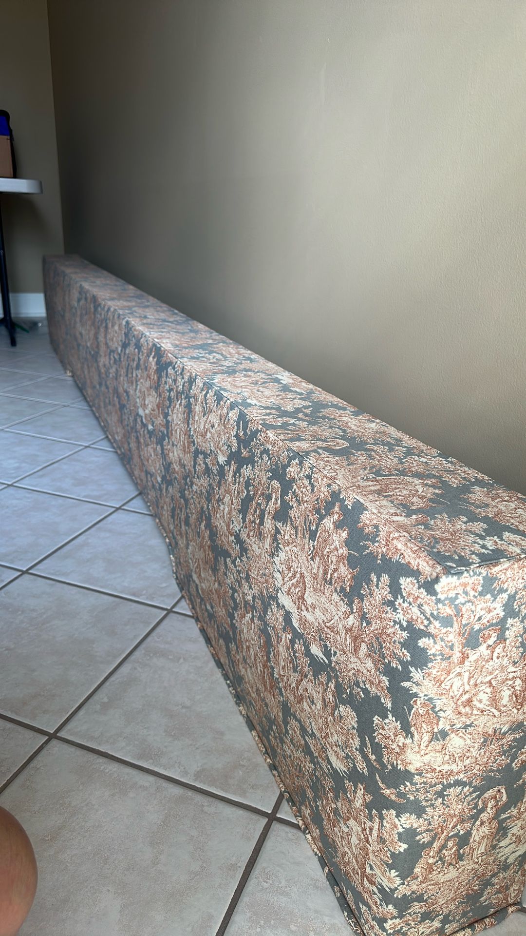 Window Box Valence - French Toile Fabric