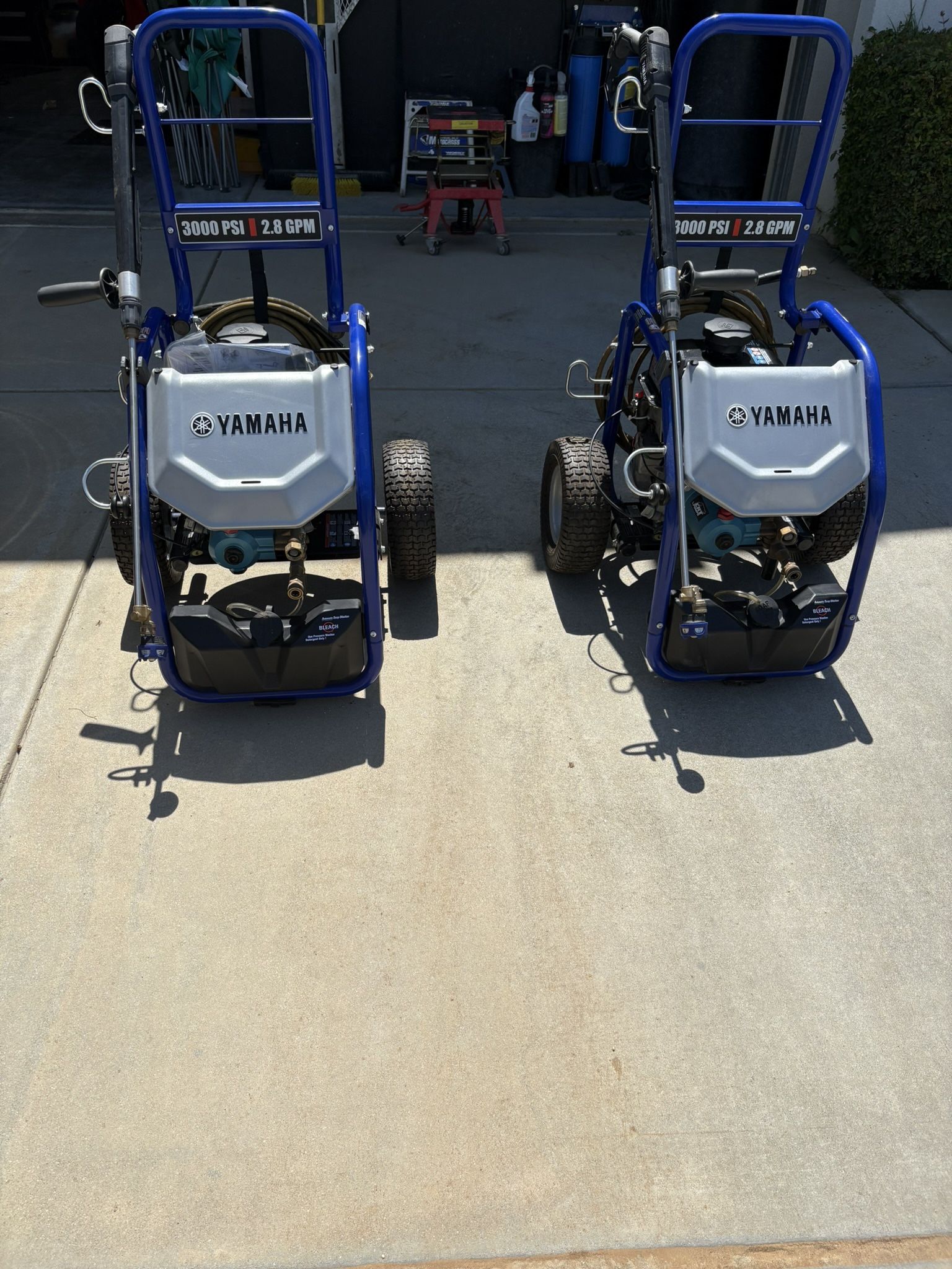 2 Yamaha 3000psi Power Washers