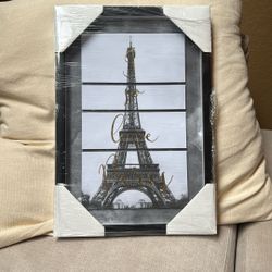 Framed Eiffel Tower Picture 