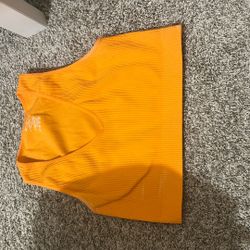 Bright Orange Tank Top/sports Bra 
