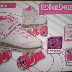 Roller Derby Sparkles Girls Lighted Wheels Roller Skates