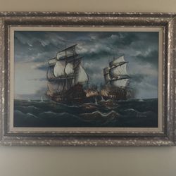 Authentic Painting, Signed By Artist, B. LENITA
