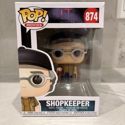 pennywise it chapter 2 shopkeeper funko pop #874