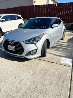 2013 Hyundai Veloster turbo Silver 3-Door Hatchback