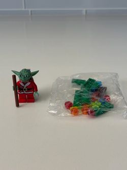 Lego Star Wars Santa Yoda Minifigure & Unopened not built Christmas Tree from 2011 Advent Calendar