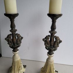 candle holder and candle