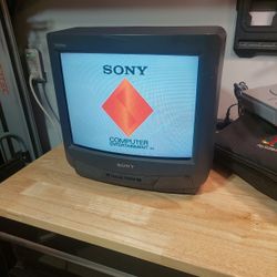 Sony Trinitron 13” KV-13M20 CRT Tube TV Retro Gaming TV Vintage 