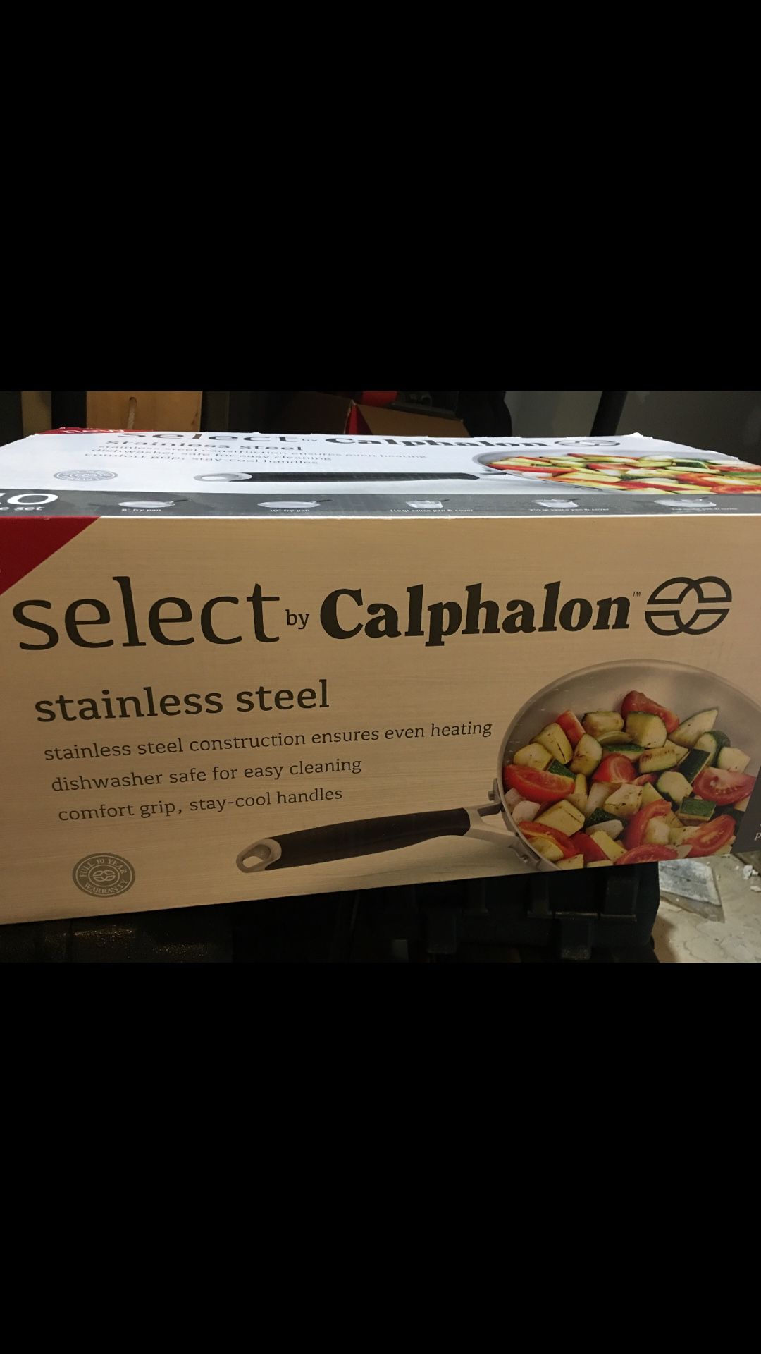 Select by Calphalon Stainless Steel 10-Piece Cookware Set