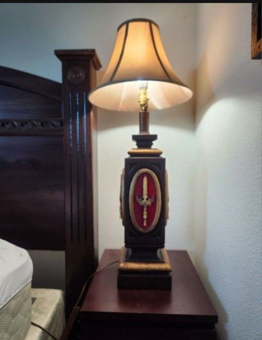 Real Wood/ Heavy Lamp/ Harry Potter/ Mideval Style Lamp