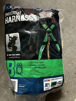 UNIVERSAL PROTECTION HARNESS ADJUSTABLE GREEN
