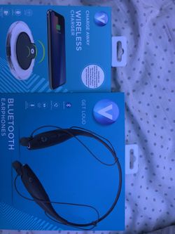 Wireless charger and a Bluetooth earphones