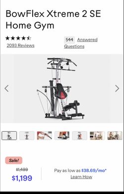 Bowflex Xtreme $200